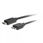 USB 3.0 Type C to USB Micro-B Cable, Black, 10ft