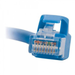 Snagless Patch Cable, Blue, 10ft, 50-Pack, 550MHz