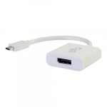 USB Type C to DisplayPort Adapter, White