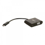 USB Type C to VGA, USB Type C Charging Adapter, Black