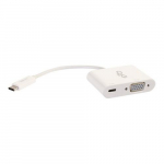 USB Type C to VGA, USB Type C Charging Adapter, White