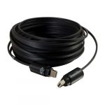 Optical Plenum Runner Cable, Black, 80ft