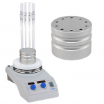 Reaction Heating Block, Anodized Clear