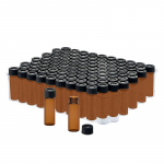 Kit Amber Large Opening Screw Thread Vial