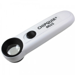LED Handheld Magnifier 10X, 40 Diopter