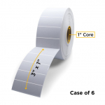 Thermal Transfer Label Roll 1" x 5"