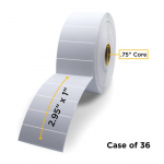 Direct Thermal Label Roll 0.75 x 1.5"