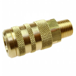 6-Point Industrial Coupler 1/4", 1/4" MPT