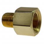 Hex Adapter, 3/8" FPT x 1/4" MPT