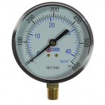 3.5" Dial Pressure Gauge, 0-600 PSI