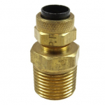Poly-Tube Male Connector, 1/4" OD
