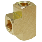 Tee Manifold, 1/4" FPT Brass Pipe Fitting