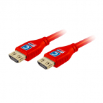 MicroFlex HDMI Cable, Red, 12ft