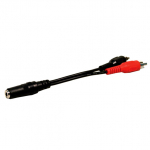 3.5mm Jack to Two RCA Plugs 6"