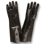 Supported Gloves, Neoprene, Smooth, 18 Inch, Size L
