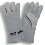Shoulder Leather Welders Gloves Wing Thumb Aramid Sewn