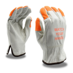 Beige Grain Cowhide Driver Gloves Unlined 3XL