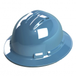 Duo Safety Blue Full-Brim Style Vented Hard Hat