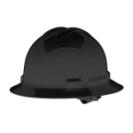 Duo Safety Black Full-Brim Style Hard Hat Ratchet