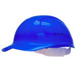 Duo Safety Blue Vented Bump Cap with Brow Pad Plastic