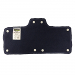 Terry Browpad Navy 100% Cotton Snap Attachments