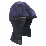Hard Hat Liner Navy Cotton Twill Fleece Lining