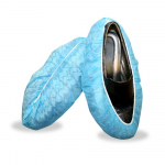 Blue Polypropylene Shoe Cover Non-Skid Soles L