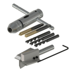 Tool Kit, 1" End Mill for M6x1 with Tap Set
