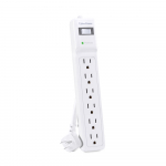 Essential Surge Protector, White 6 Outlet