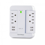 Home Office Surge Protector, 125V, 4 Outlet
