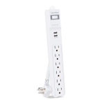 Home Office Surge Protector, 6 Outlet