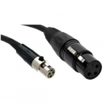 Mini Female XLR to Female XLR Cable, 16"
