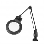 Black 3.75X Circline LED Magnifier with 33" Arm