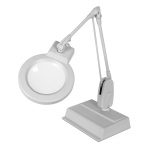 Gray 3.75X Circline LED Magnifier with 33" Arm