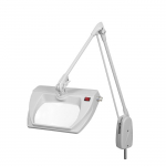 White 16-Diopter Stretchview Magnifier with 33" Arm