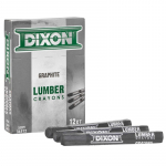 Lumber Crayon, Hex 4-1/2" x 1/2", Graphite