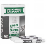 Lumber Crayon, Hex 4-1/2" x 1/2", White