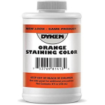Opaque Staining Color Orange 8 oz Brush in Cap 12 Pack
