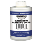 Opaque Staining Color Dark Blue 8 oz Brush in Cap 12 Pack