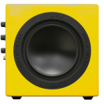 Compact Subwoofer, 30Hz - 160Hz, Yellow