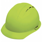 Americana Hard Hat 4-Point Hi Viz Lime