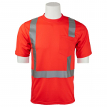 9006S Short Sleeve Shirt Hi Viz Red 2X