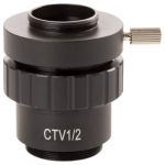 C-Mount Adapter with 0.50x Lens for 1/2" Cameras