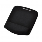 PlushTouch Mouse Pad Wrist Rest with Microban, Black