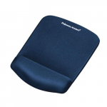 PlushTouch Mouse Pad Wrist Rest with Microban, Blue