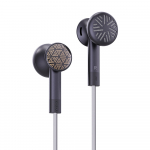 Drum-Style Dual Cavity Single Dynamic Earbud Headphones