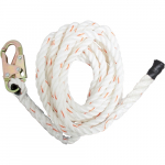5/8"x25' Rope Lifeline, with Snap