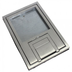 Floor Box U-Access Cover with 1/2'' Aluminum Flange