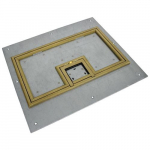 Floor Box Cover with Brass Flange