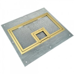Floor Box Cover with Brass Flange